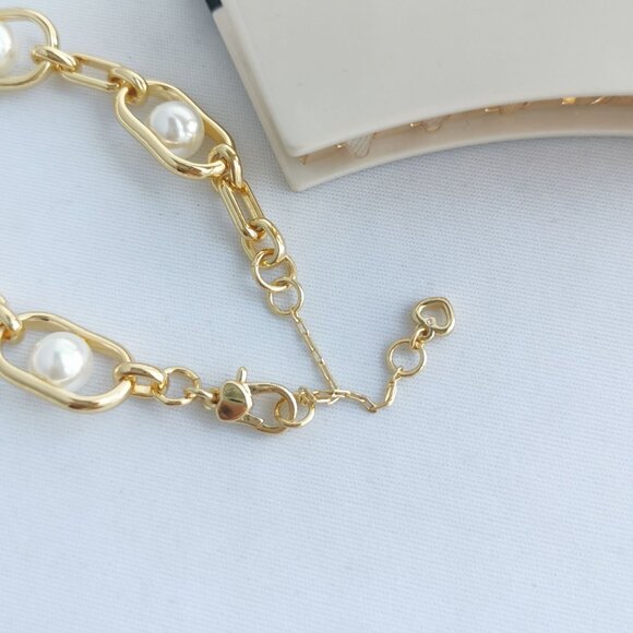 Kate Spade Glamorous Strands Gold Pearl Bracelet - Picture 3 of 4